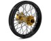 Pro-Line 1/4 Pro-Spec Assembled Aluminum V2 Bead Rear Wheel (Promoto-MX, Black/Gold)