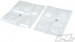 Pro-Line No Prep Drag Racing Hood Scoops & Blowers, Clear