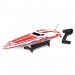 The Pro Boat Impulse 32" Brushless Deep-V RTR Boat with Smart, White/Red