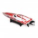 The Pro Boat Impulse 32" Brushless Deep-V RTR Boat with Smart, White/Red