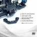 R1 Wurks B7 Rear Aluminum Ballstud Mount, 2mm