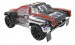 Blackout SC PRO 1/10 Scale Brushless Electric Short Course Truck, Red