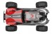 Blackout XBE 1/10 Scale 4WD Brushed Monster Buggy, red