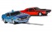 Scalextric American Police Chase (AMC Javelin Police car v Dodge Challenger)