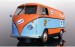 Scalextric 1/32 Volkswagen Panel Van, Gulf, with Working Lights.