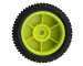 Team Losi Micro-B Pre-Mounted Tires, Yellow (4)