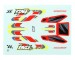 Team Losi Micro-B Buggy Body with Wing & Decals, Clear