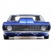 Losi '69 Camaro 22S No Prep 1/10 2WD Brushless Drag Car, Blue