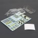 TLR Cab FWD Body & Wing Set, Clear