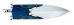 Spartan 1/10 Brushless Electric 36" Race Boat, blue