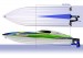Traxxas Disruptor High Performance 4-Speed Race Boat, Blue