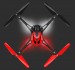 LaTrax Alias Quad Rotor Helicopter, RTF with 2.4GHz radio, Red