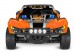 Traxxas Rustler 4X4 1/10 4WD Stadium Truck with LEDs, Orange
