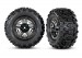 Traxxas Hoss 4X4 VXL 1/10 Monster Truck with TSM, Solar Flare