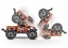 Traxxas Hoss 4X4 VXL 1/10 Monster Truck with TSM, Solar Flare