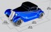 Traxxas Factory Five '33 Hot Rod 1/10 AWD Electric Coupe Supercar, Blue/Black
