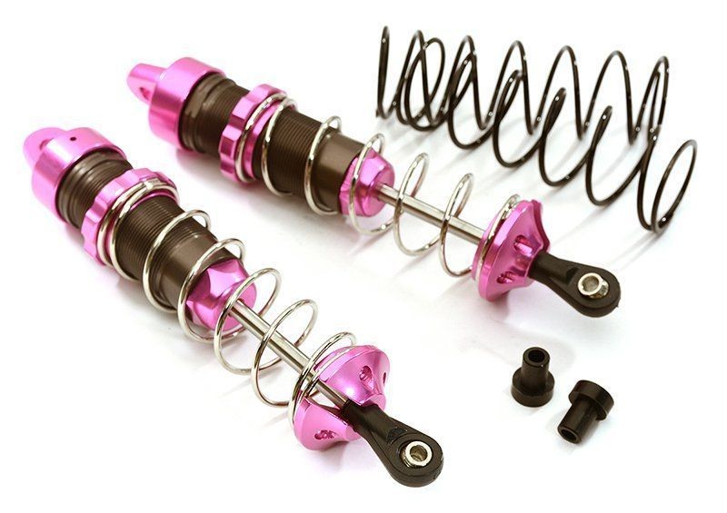 Integy 90mm Front Big Bore Shocks Pink INTC28474PINK [Cars & Trucks