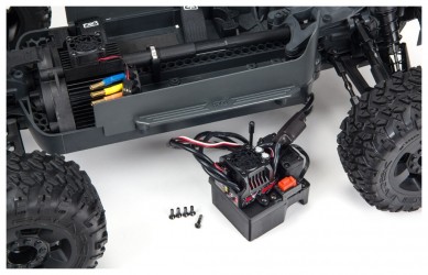 ARRMA 1/10 Big Rock 4X4 V3 3S BLX Brushless Monster RC Truck RTR  (Transmitter and Receiver Included, Batteries and Charger Required), Black,  ARA4312V3