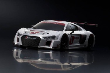 ミニッツ ASC アウディ R8 LMS 2015 White Kyosho MINI-Z Body ASC Audi R8 LMS 2015 