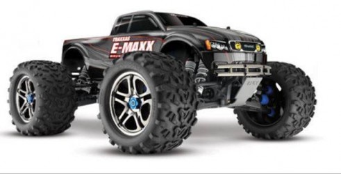 Traxxas E-Maxx RTR Brushless 4WD Monster Truck w/TQi 2.4GHz Radio & TSM No  Battery and Charger