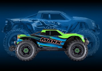 Traxxas MAXX 1/10 4WD Monster Truck with 4S ESC, GREEN TRA89076-4-GRN |  [Cars & Trucks] - Larry's Performance RC Online lprcs