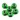 175RC Lightweight Aluminum M3 Flanged Lock Nuts, Green (6)