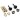 1UP Racing "Lockdown" Adjustable Bullet Plug Grips w/5mm Bullets (Black/Black)