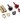 1UP Racing "Lockdown" Adjustable Bullet Plug Grips w/5mm Bullets (Red/Black)