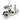 1UP Racing Pro Duty Titanium ServoLock Screws (3x6mm)