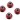 1UP Racing 4mm Serrated Aluminum Locknuts (Red) (4)