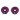1UP Racing 3mm LowPro Wing Washers (Purple Shine) (2)