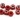 1UP Racing 3mm Aluminum Locknuts (Red) (8)