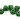 1UP Racing 3mm Aluminum Flanged Locknuts (Green) (6)