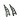 APS Racing Aluminum Rear Upper Arm Set (Arrma Mojave), Black