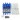 APS Racing Aluminum Front or Rear Shocks Set (Arrma, Blue)
