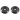 Arrma CNC Aluminium Wing Buttons, Black (2)