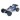 Arrma Typhon Grom Mega 4WD 380 1/14 Buggy RTR, Blue/Silver