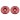 Avid RC Ringer Aluminum Wing Buttons, Red (2)