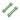 Axial M3 Threaded Posts, 7x25mm, Green (2)
