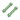 Axial M3 Threaded Posts, 7x25mm, Green (2)