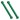 Axial M3 Threaded Posts, 7x55mm, Green (2)