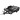 Bold RC 1/10 Scale Full Metal Car Hauler Trailer with LED Lights, Black