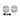 Cen Racing American Force H01 Contra Wheels, Silver/Black Cap (F450 SD) (2)