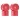 DE Racing Speedline 2.2" 1/10 Buggy Rear Wheels, Pink (4)
