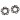 Duratrax Ripper 3.8" Chrome Clip-Lock Wheel Face, Black (2)