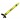 1106 Yellow Star Crayon Rocket RTF