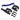 Hot-Racing Grom Aluminum Steering System, Blue