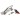 C25539SILVER 1/10 Front Bumper w/LED Lights/Towing Hook
