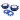 JConcepts Satellite Tire Glue Bands, Blue (4)