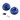 Jconcepts Blue Aluminum 13mm Shock Cap (2)